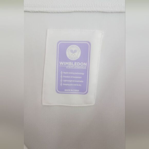 Wimbledon Performance White Pleated Tennis Skirt Womens Size 14 - Picture 8 of 10